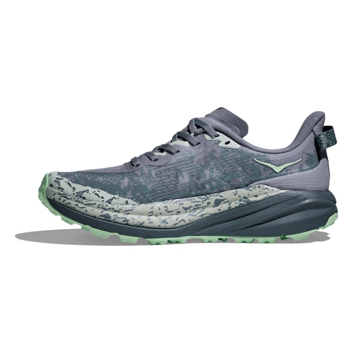 Hoka Speedgoat 6 - Womens Trail Running Shoes - Feldspar/Bluemoonlight/Thunder Cloud Twilight