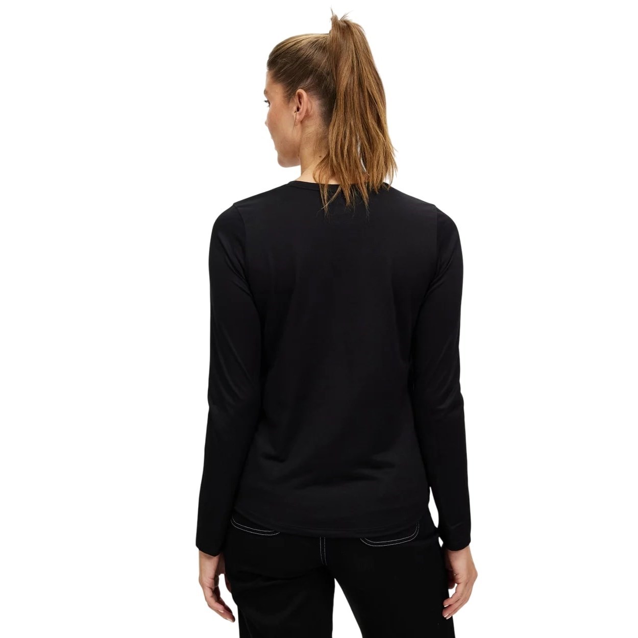 The North Face Womens Elevation Long Sleeve - TNF Black