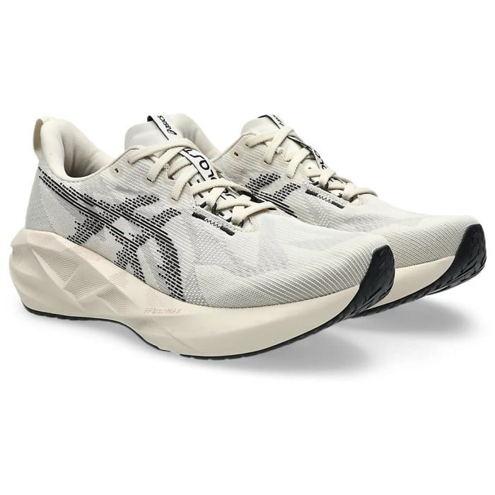 Asics Novablast 5 - Mens Running Shoes - Oatmeal/Black