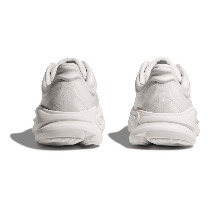 Hoka Bondi 9 - Womens Running Shoes - White/White