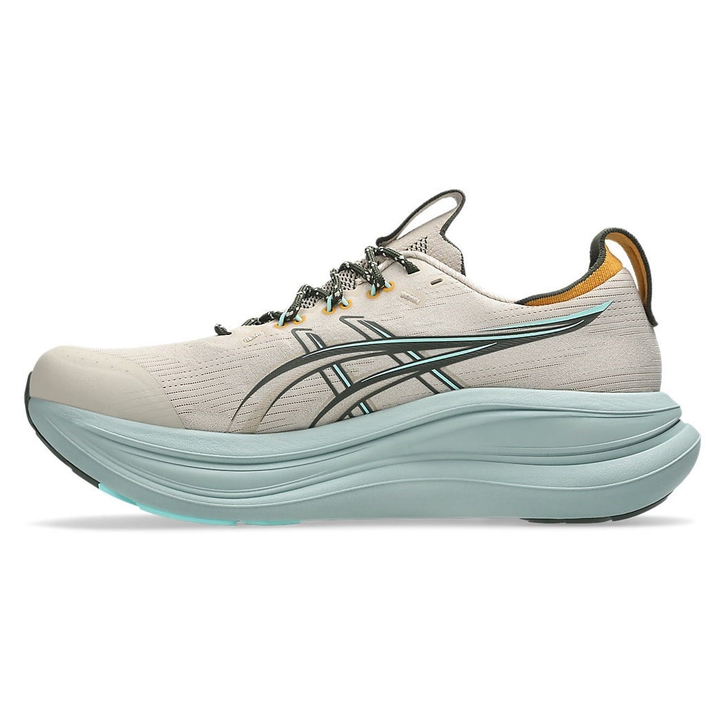 Asics Gel Nimbus 28 TR - Mens Trail Running Shoes - Simply Taupe/Ocean Haze - image 3
