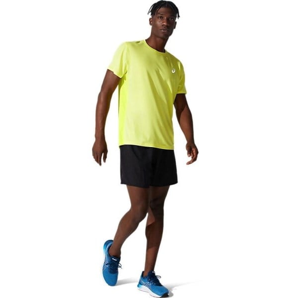 Asics Silver 7 Inch Mens Running Shorts - Performance Black