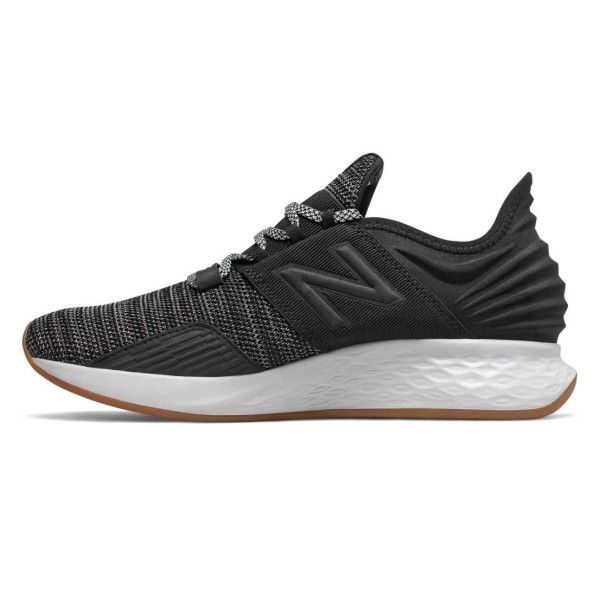 New Balance Fresh Foam Roav Knit - Mens Running Shoes - Black/Summer Fog