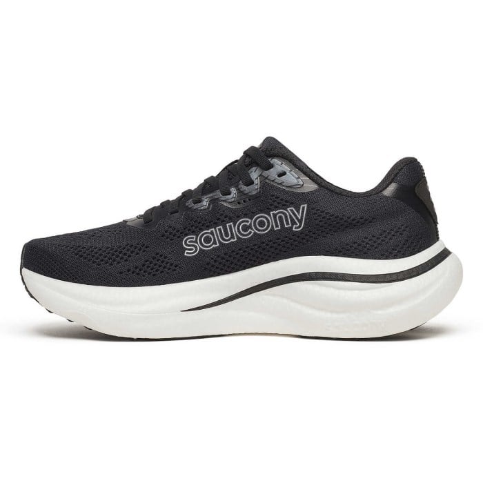 Saucony Ride 19 - Womens Running Shoes - Black/Silver
