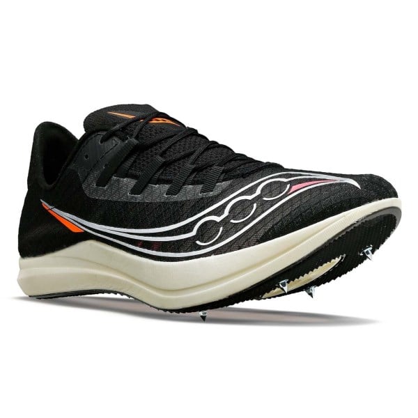 Saucony Terminal VT - Mens Middle Distance Track Spikes - Black/Vizi