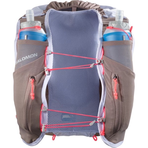 Salomon Active Skin 12 Set Hydration Womens Vest + Flasks - Nine Iron/Excalibur/Cosmic Sky