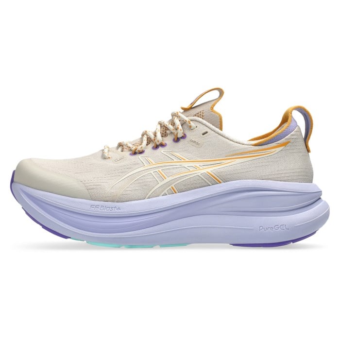 Asics Gel Nimbus 28 TR - Womens Trail Running Shoes - Simply Taupe/Fresh Air - image 3
