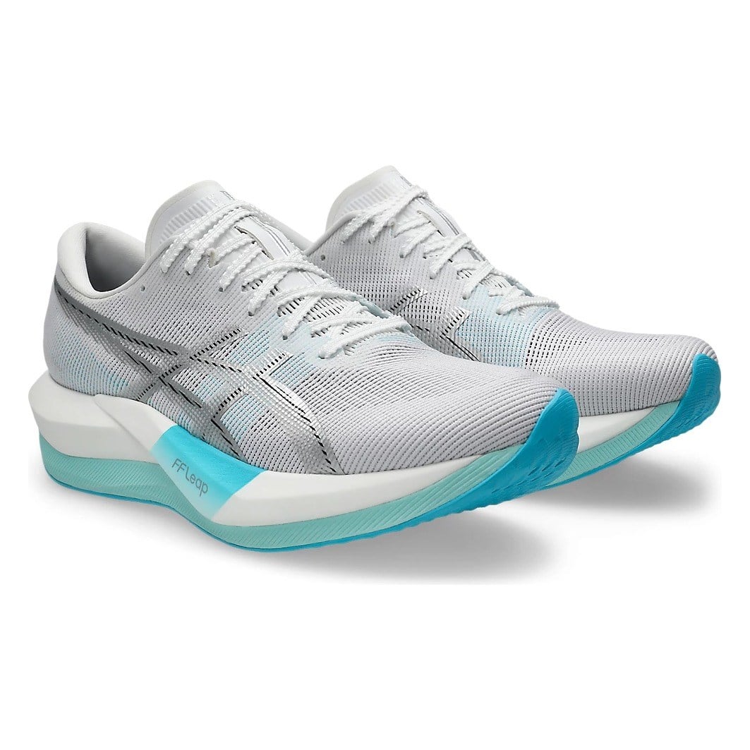 Asics Magic Speed 5 - Unisex Road Racing Shoes - White/Pure Silver - image 6