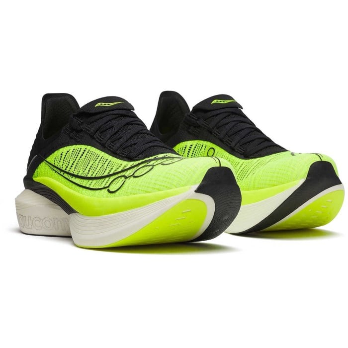 Saucony Endorphin Elite 2 - Unisex Racing Shoes - Citron/Black