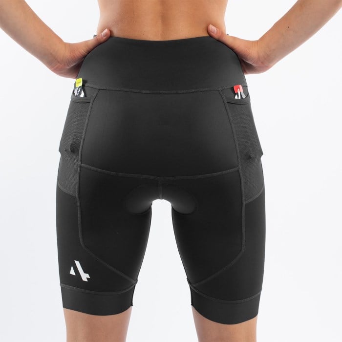 SUB4 Action Womens Triathlon Shorts - Black