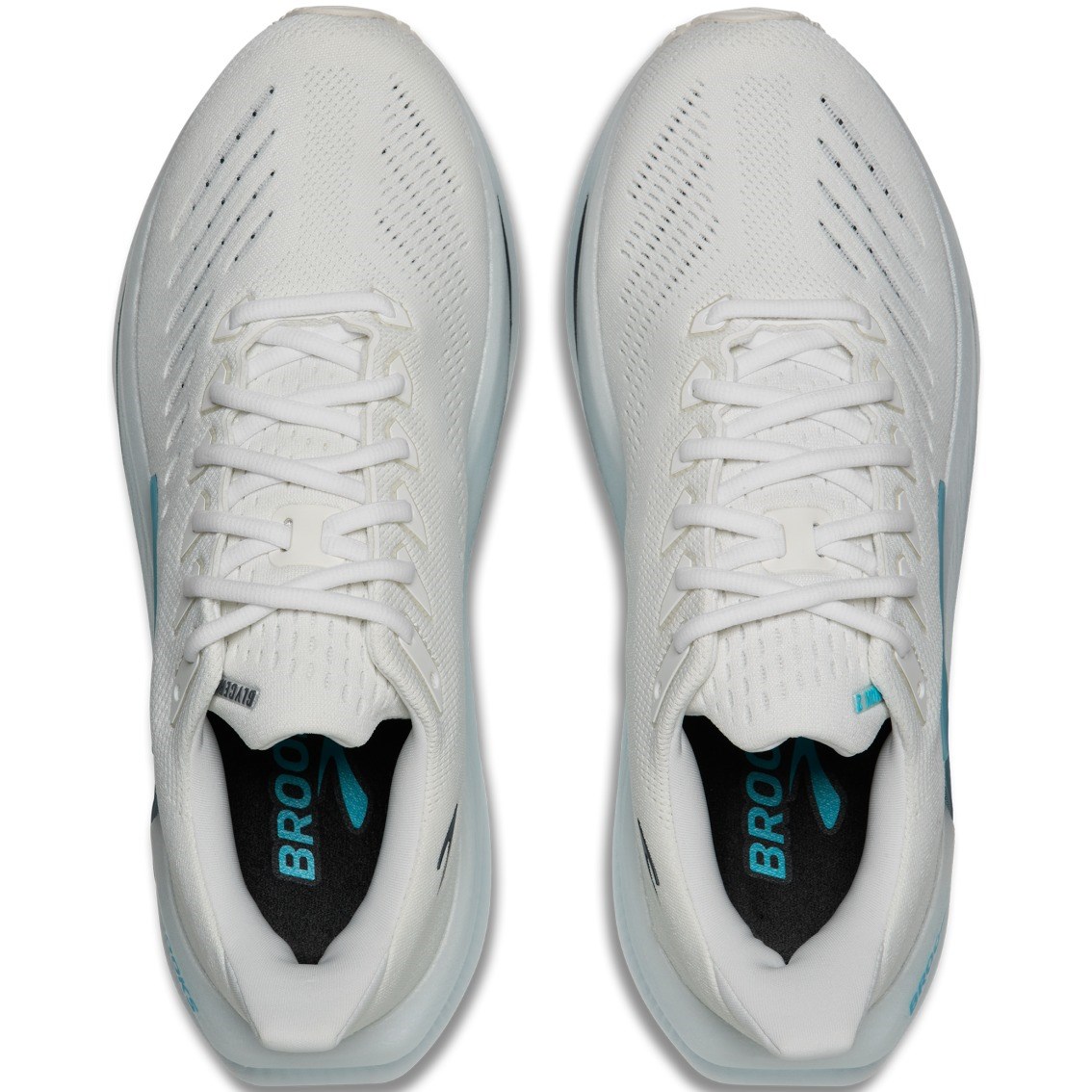 Brooks Glycerin Max 2 - Mens Running Shoes - White/Blue/Spellbound