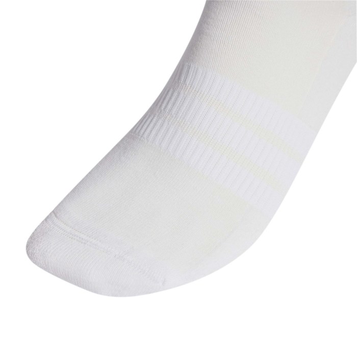 adidas Cushioned Sportswear Unisex Crew Socks - 3 Pack - White/White/Black - image 3