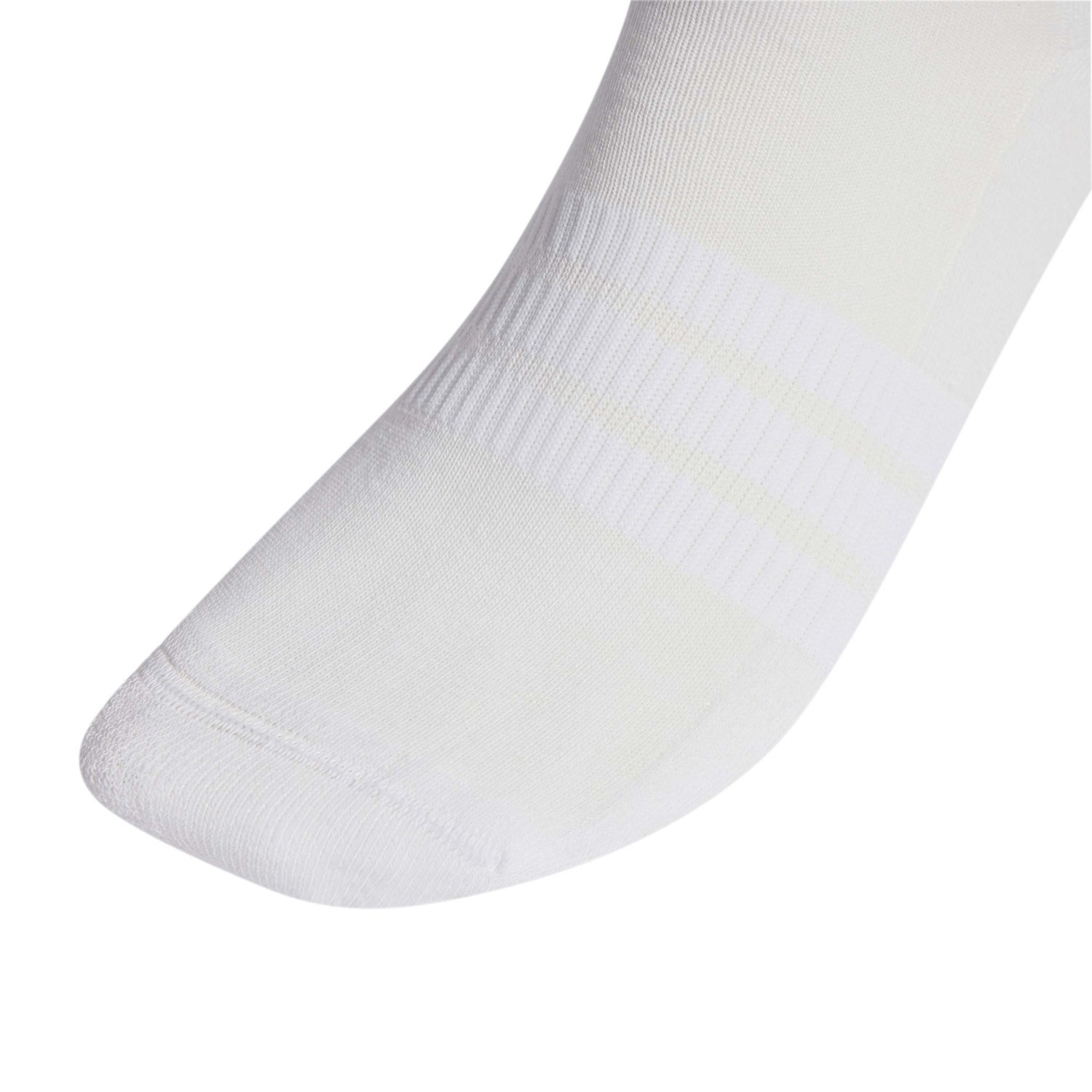 adidas Cushioned Sportswear Unisex Crew Socks - 3 Pack - White/White/Black - image 3