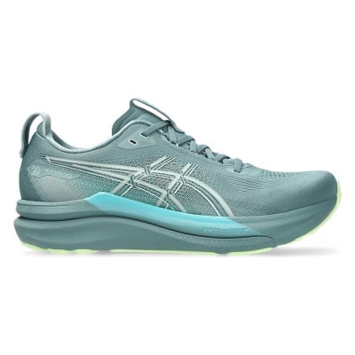 Asics Gel Kayano 33 - Mens Running Shoes - Foggy Teal/Illuminate Yellow