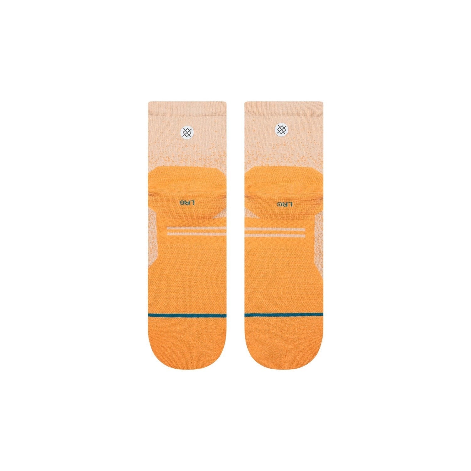Stance Run Light Unisex Quarter Socks - Mango
