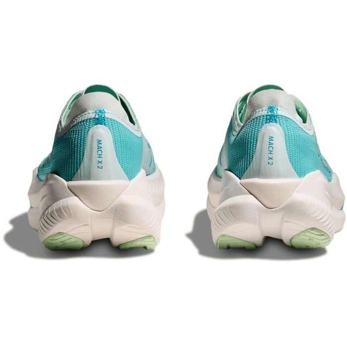 Hoka Mach X 2 - Womens Running Shoes - Snow Melt/Blue Spark