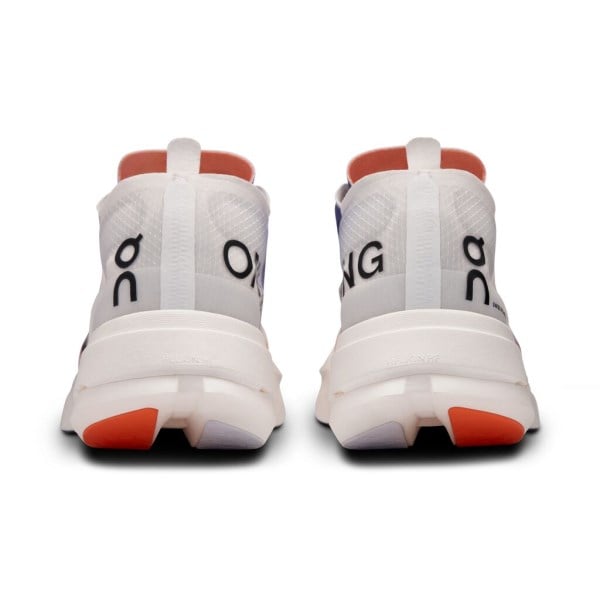 On Running Cloudboom Strike - Womens Road Racing Shoes - White/Flame
