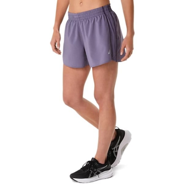 Asics Silver 4 Inch Short - Womens Running Shorts - Greyish Purple