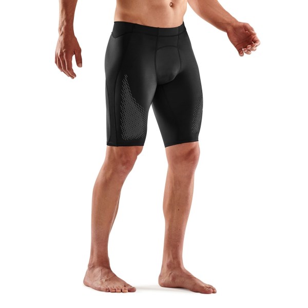 Skins Series-3 Mens Compression Half Tights 400 - Black/Stars