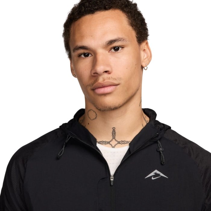 Nike Trail Aireez Mens Running Jacket - Black/Anthracite/Summit White