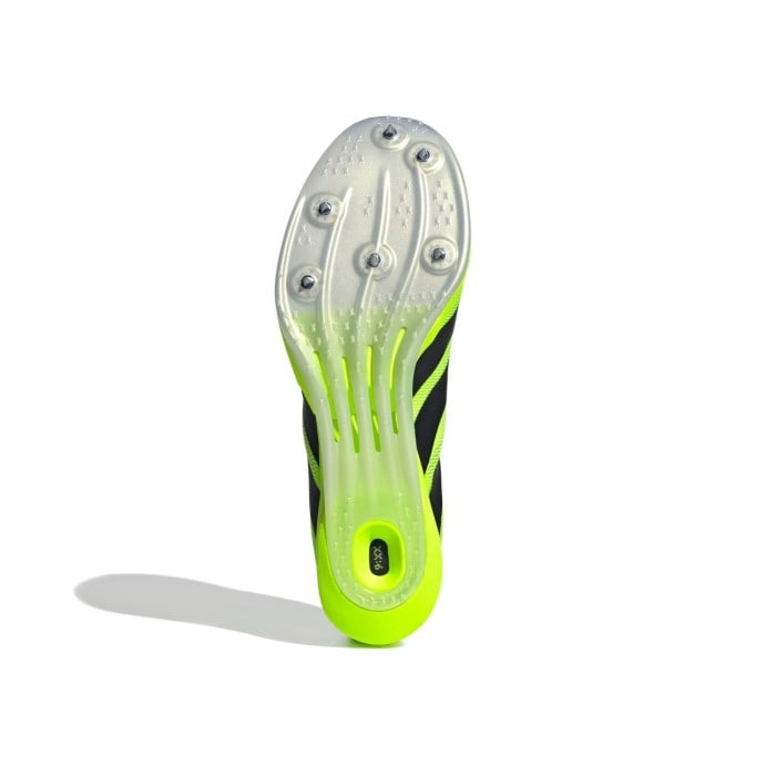 adidas Adizero Prime SP 4 - Unisex Track Sprint Spikes - Lucid Lemon/Core Black/Silver Metallic