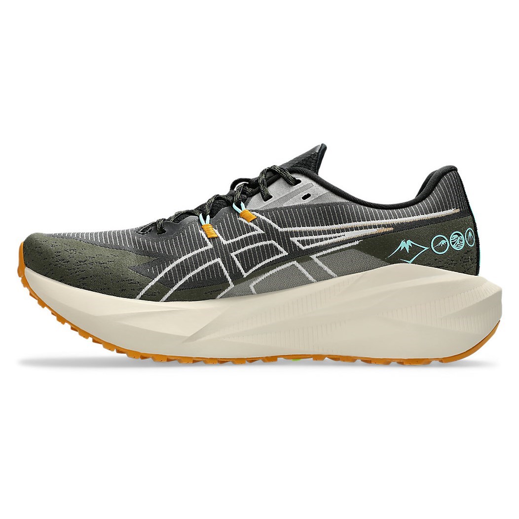 Asics Blazeblast - Mens Trail Running Shoes - Black/Sandstorm - image 2