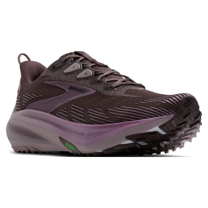 Brooks Ghost Trail - Womens Trail Running Shoes - Raisin/Purple/Metallic - image 2