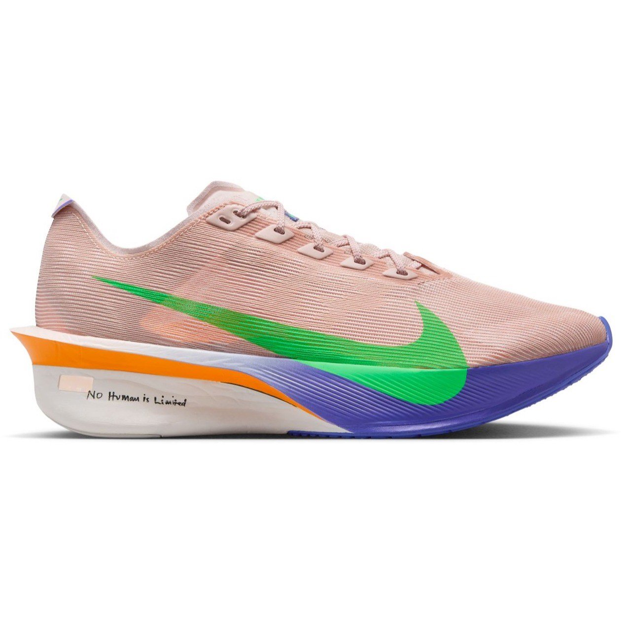 Nike ZoomX Vaporfly 4 EK - Mens Racing Shoes - Slit Red/Green Shock/Fire Pink