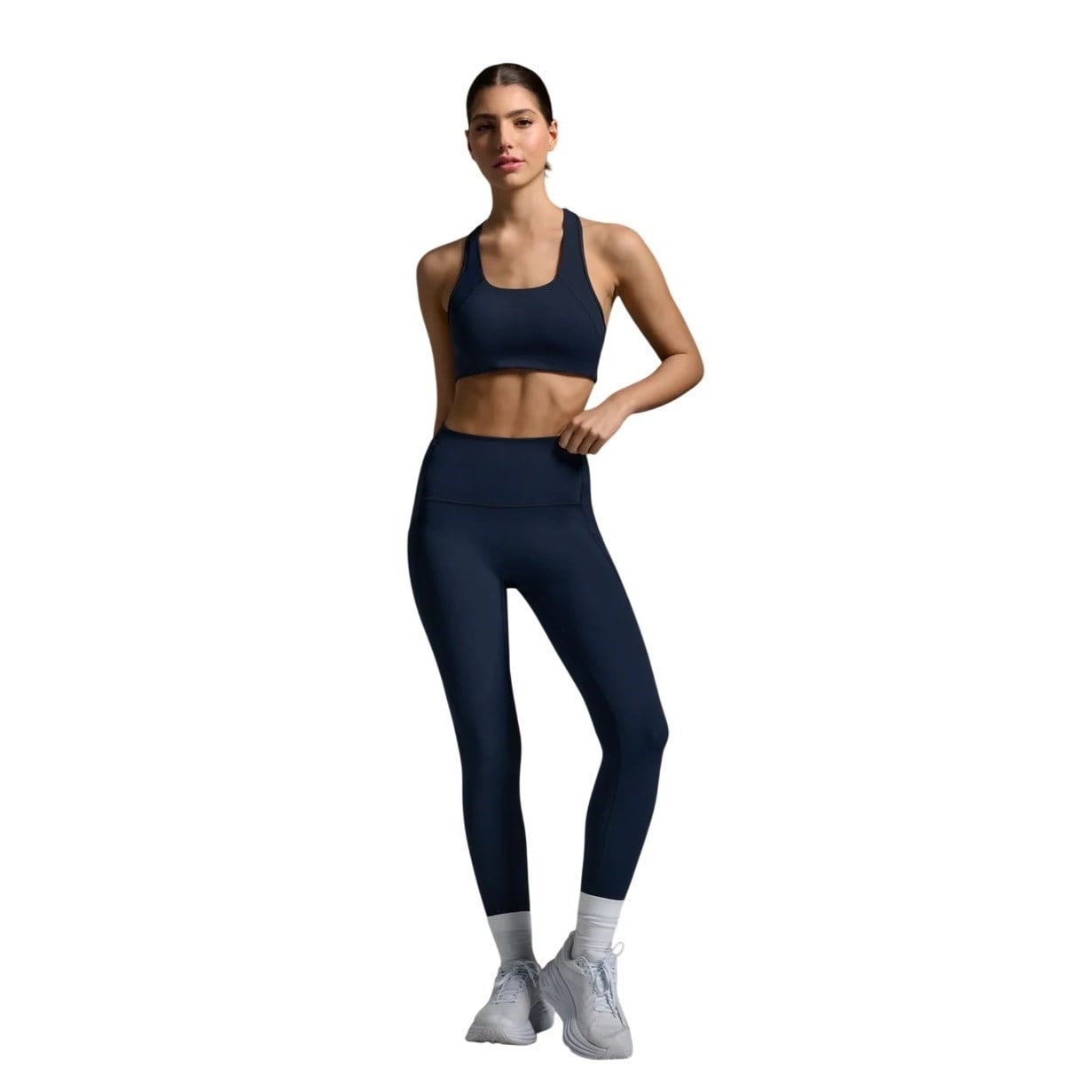 2XU Form Stash Hi-Rise Womens Compression Tights - Midnight/Midnight - image 5