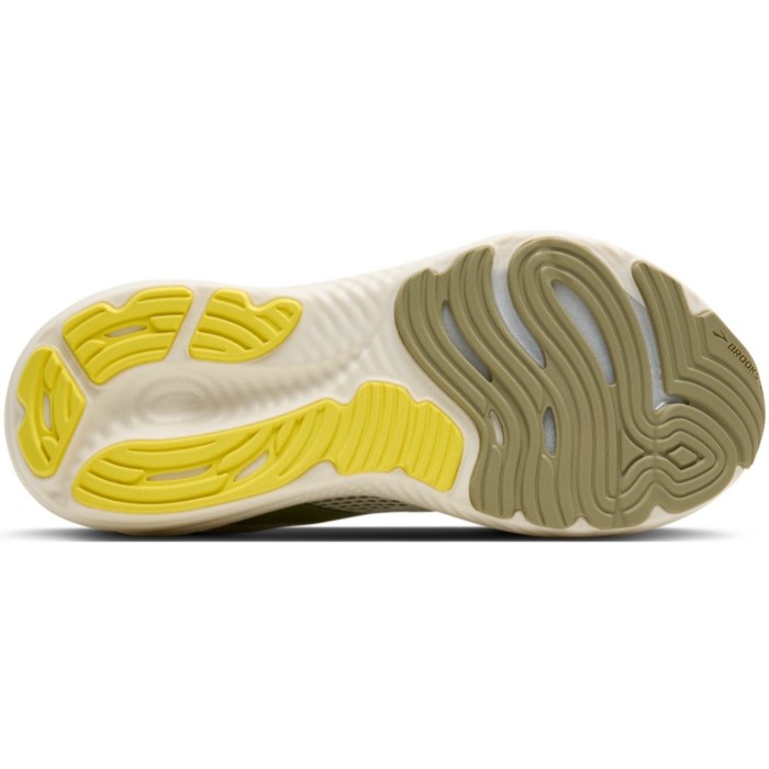 Brooks Glycerin 22 - Mens Running Shoes - Coconut/Tea/Yellow