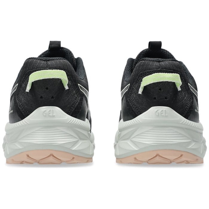 Asics Gel Venture 10 - Womens Trail Running Shoes - Black/Whisper Green