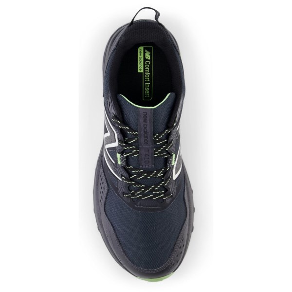 New Balance 410v8 - Mens Trail Running Shoes - Black/Bleached Lime Glo/Phantom