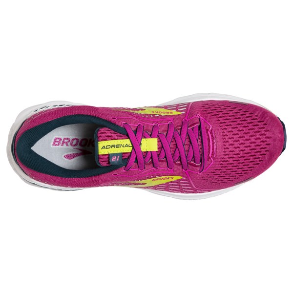Brooks Adrenaline GTS 21 - Womens Running Shoes - Raspberry/Pink/Sulphur