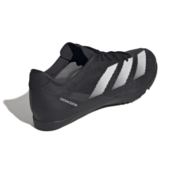 Adidas Adizero DistanceStar - Unisex Track and Field Spikes - Core Black/Zero Metallic/Spark