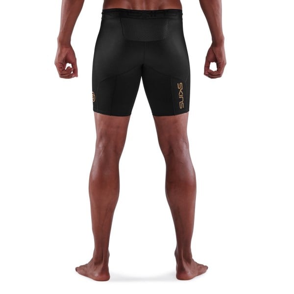 Skins Series-5 Mens Compression Powershorts - Black