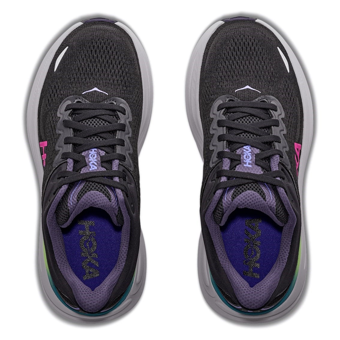 Hoka Bondi 9 - Womens Running Shoes - Black/Neon Dragonfruit - image 4