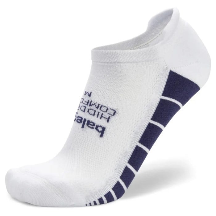Balega Hidden Comfort Running Socks - White Skipper Blue