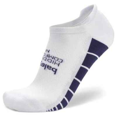 Balega Hidden Comfort Running Socks - White Skipper Blue