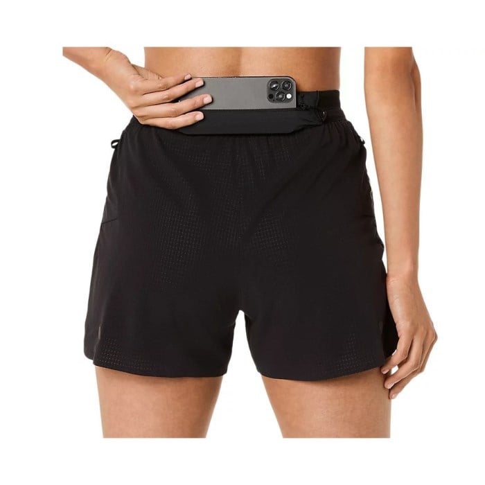 Asics MetaRun Womens Split Shorts - Performance Black - image 5