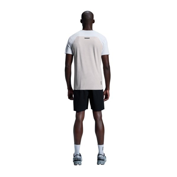 On Running Performance-T Mens Running T-Shirt - White/Silver