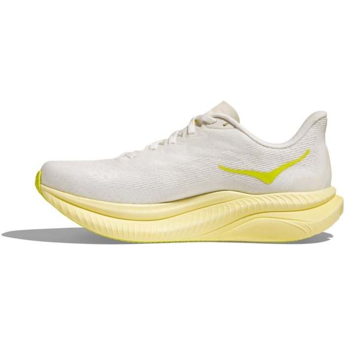 Hoka Mach 6 - Womens Running Shoes - White/Neon Hoka Citrus