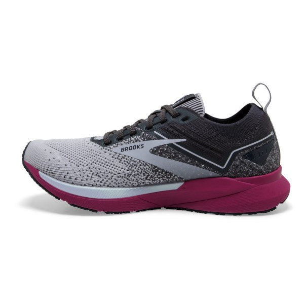 Brooks Ricochet 3 - Womens Running Shoes - Grey/Lavender/Baton Rouge