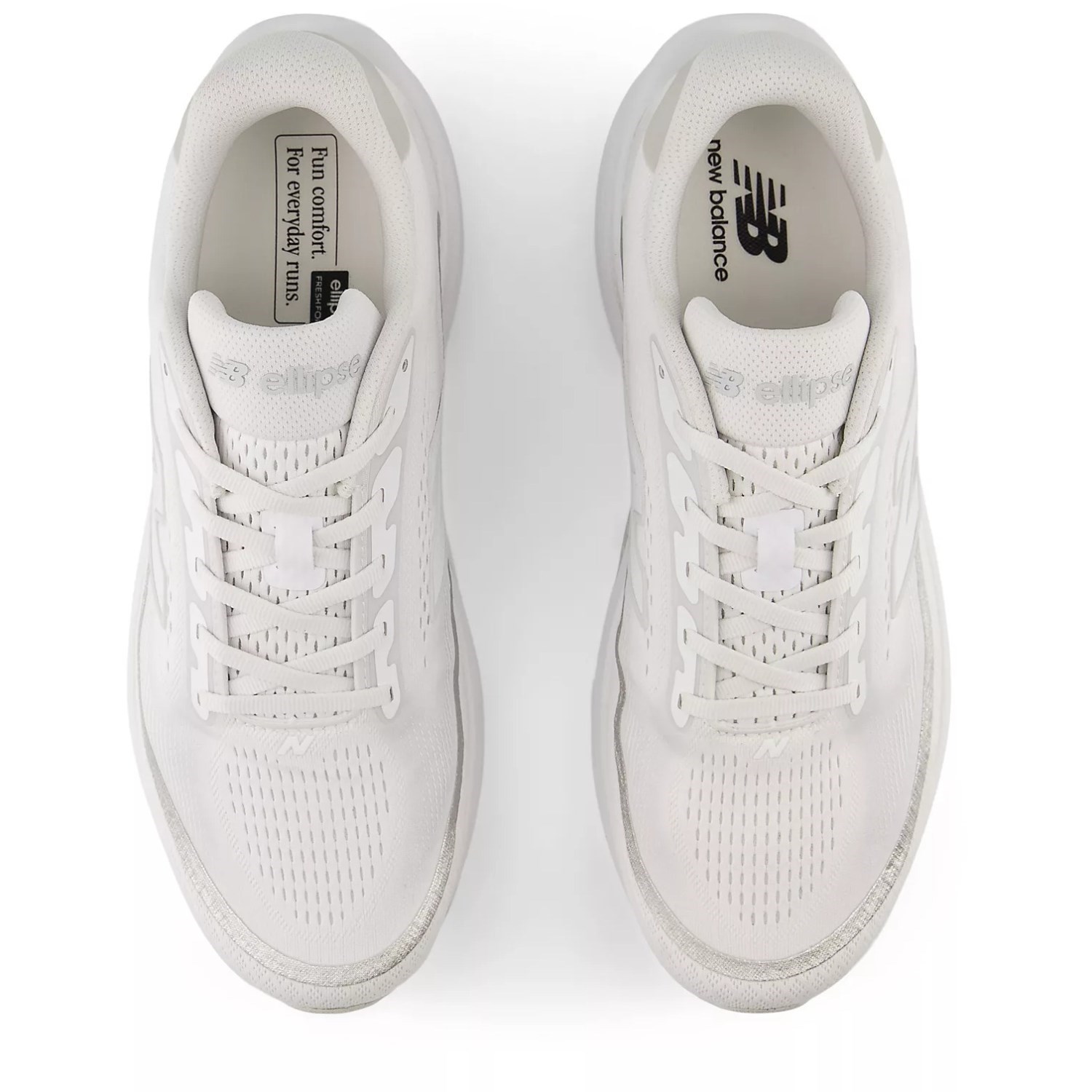 New Balance Ellipse v1 - Mens Running Shoes - NB 103 White/Grey Matter/Black