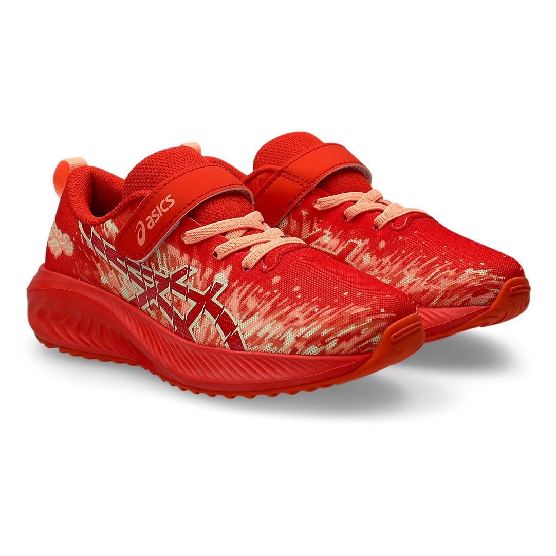 Asics Gel Noosa Tri 16 PS - Kids Running Shoes - Cherry Tomato/Energy Orange - image 2