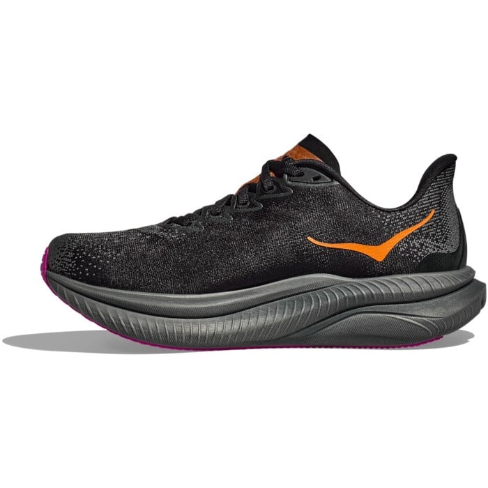 Hoka Mach 6 - Womens Running Shoes - Black/Fuchsia