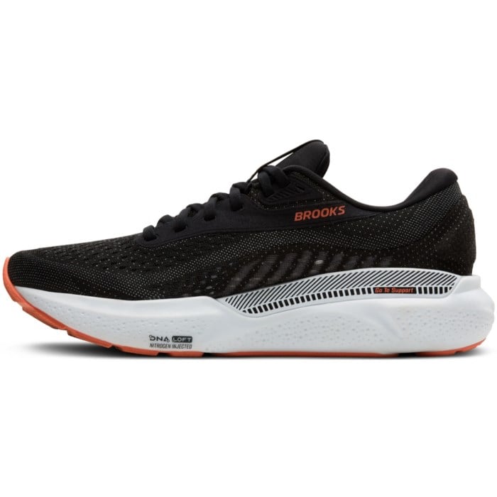 Brooks Adrenaline GTS 24 - Mens Running Shoes - Black/Grey/Red