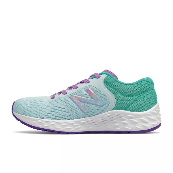 New Balance Fresh Foam Arishi v2 - Kids Running Shoes - Pale Blue Chill/Summer Jade/Heliotrope