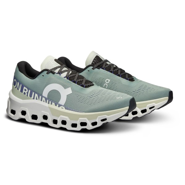 On Cloudmonster 2 - Mens Running Shoes - Mineral/Aloe