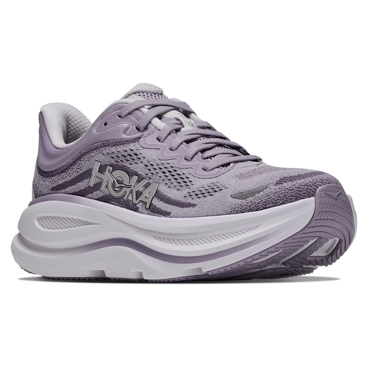 Hoka Bondi 9 - Womens Running Shoes - Mellow Lilac/Purple Fog - image 2