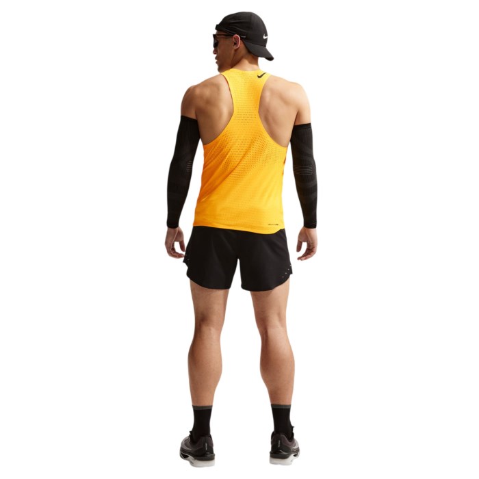 Nike Aeroswift Dri-Fit ADV Mens Running Singlet - Laser Orange/Black